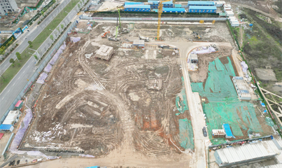 武漢軍山新城川江池片區(qū)規(guī)劃小學(xué)建設(shè)項(xiàng)目樁基施工順利完成